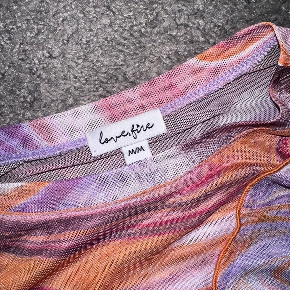 Colorful Swirl Top and Skirt Set - Picture 5 of 5